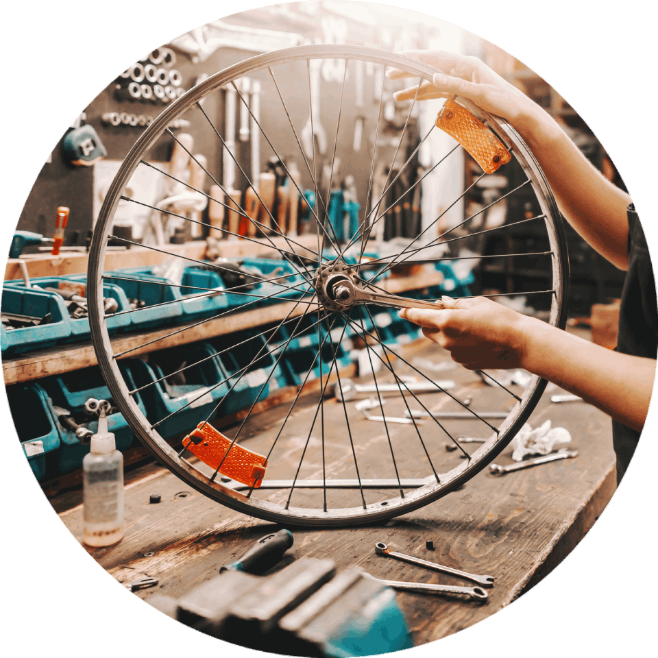 randonnée à vélo